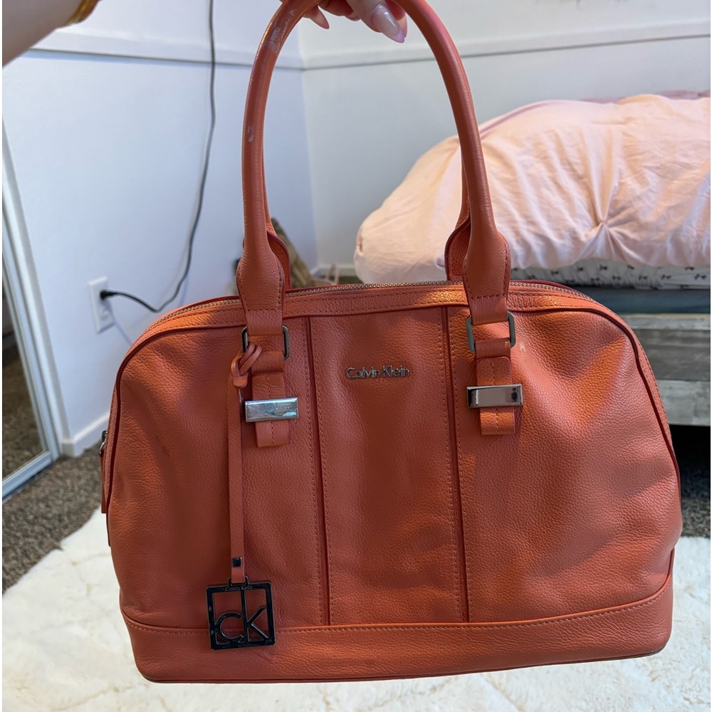 Calvin Klein Orange Purse